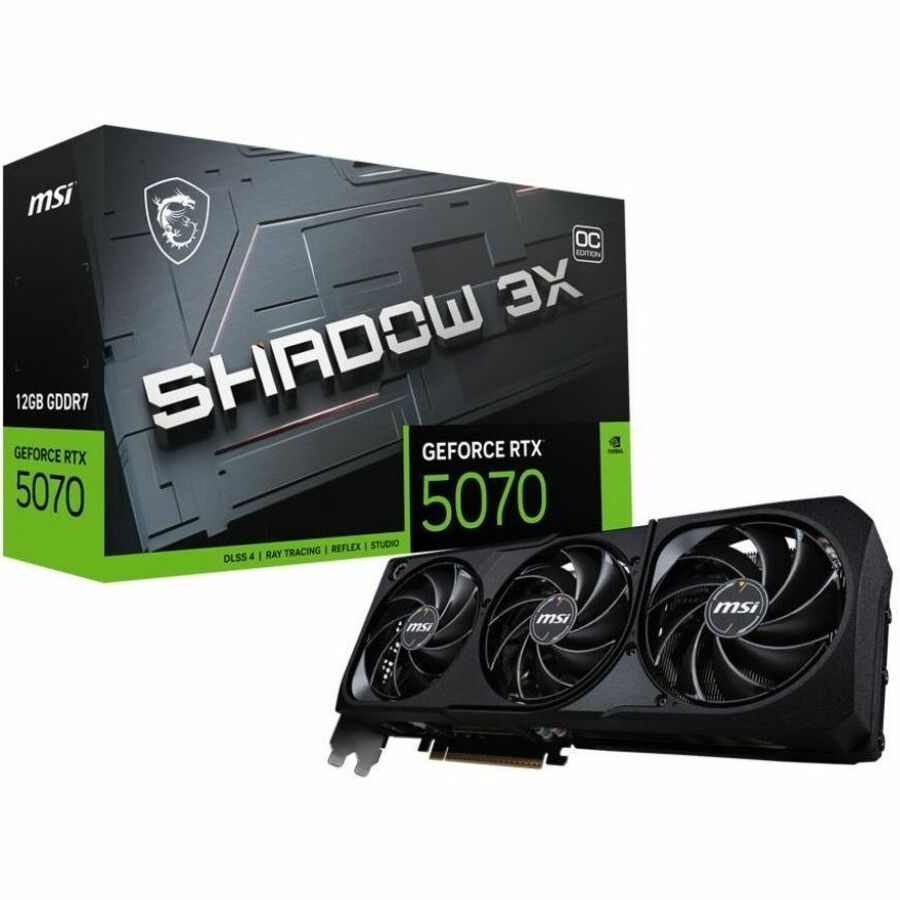 MSI G5070-12S3C NVIDIA GeForce RTX 5070 SHADOW 3X OC Graphics Card