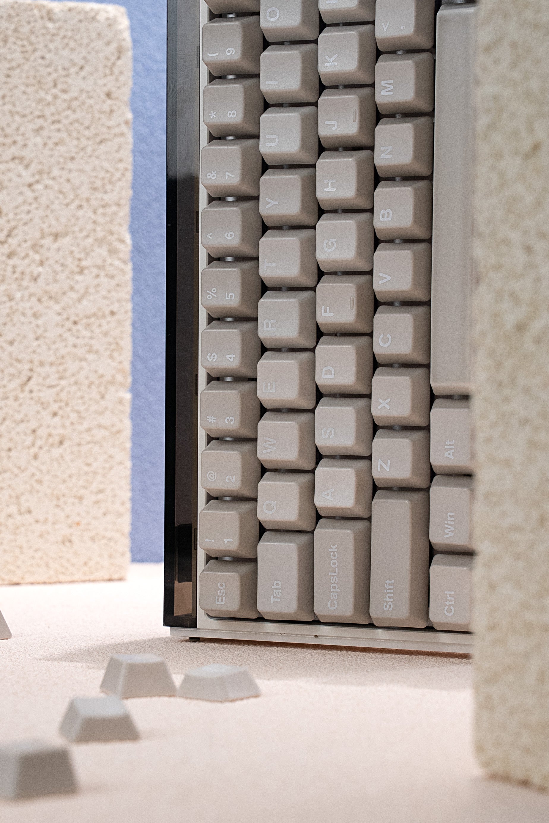 Ceramic Keycap Full Set V3-Matte Greige