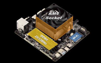 DeskMini A300/B/BB/BOX/JP | ASRock(アスロック) AMD A300 MiniSTX