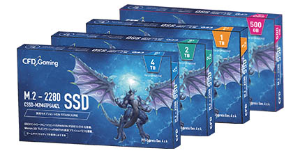CSSD-M2M2TPG4NZL | CFD Gaming PG4NZL シリーズ M.2接続 SSD 2TB