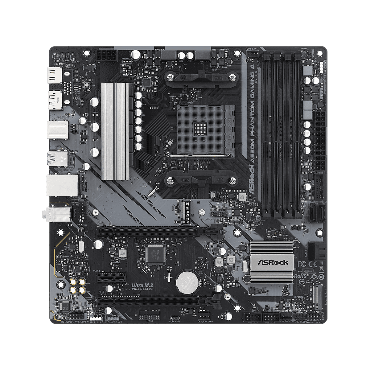 A520M Phantom Gaming 4 | ASRock(アスロック) Socket AM4 AMD A520