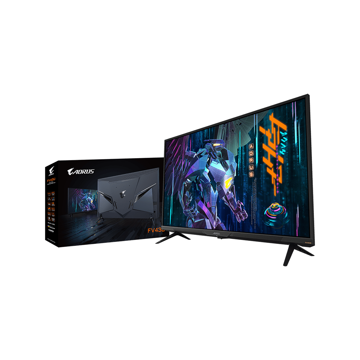 AORUS FV43U | GIGABYTE 43インチ 4K ゲーミングディスプレイ/モニター