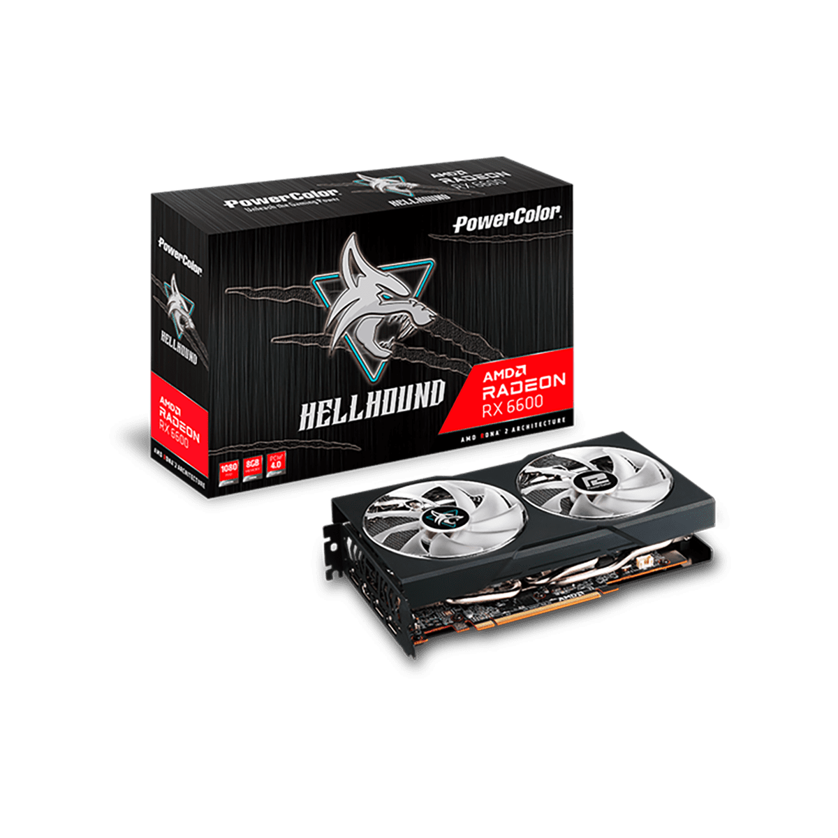 AXRX 6600 8GBD6-3DHL | PowerColor(パワーカラー) Radeon RX 6600