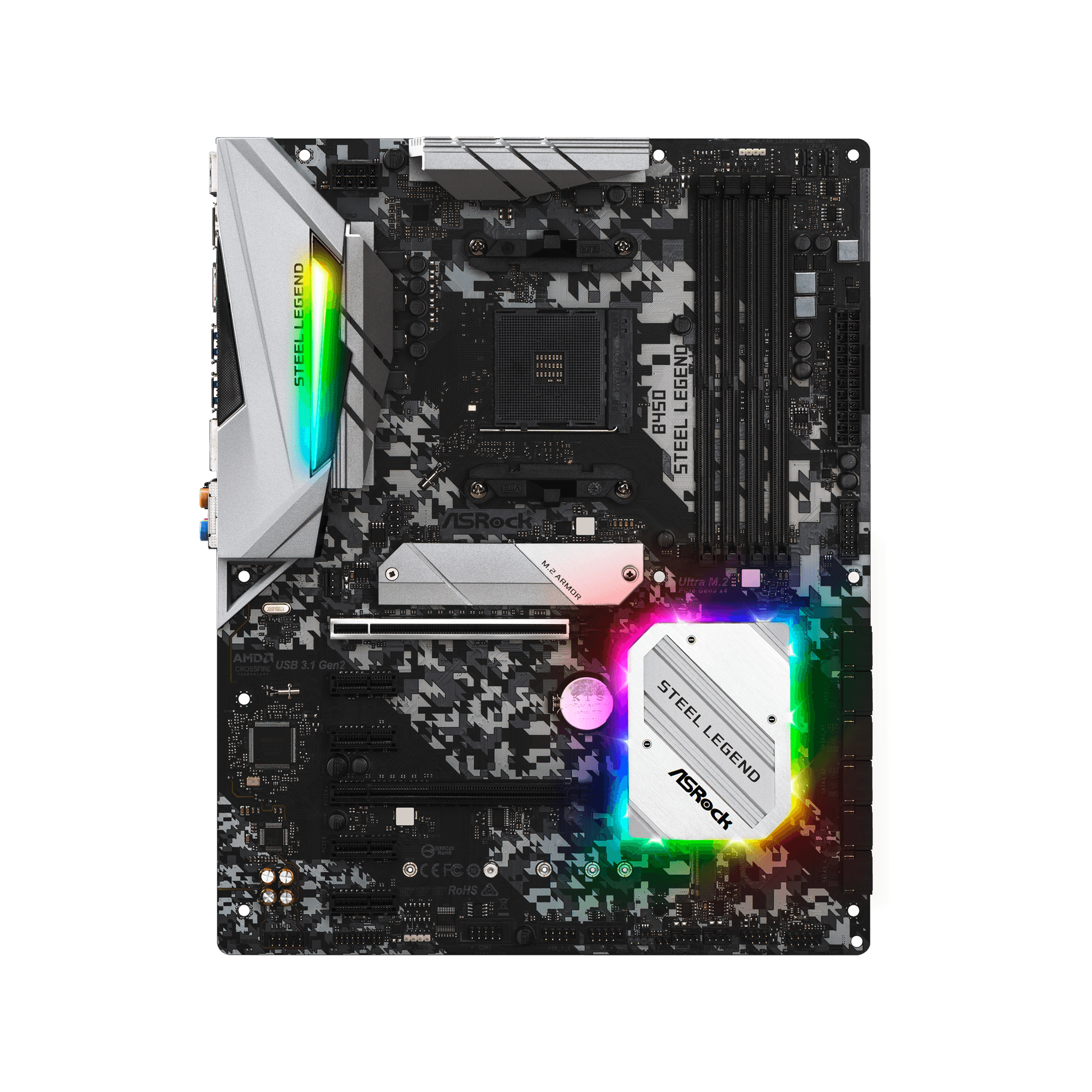 B450 Steel Legend | ASRock(アスロック) Socket AM4 AMD B450 ATX