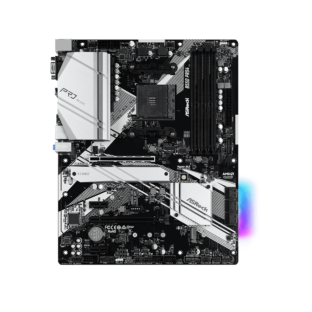 B550 Pro4 | ASRock(アスロック) Socket AM4 AMD B550 ATX