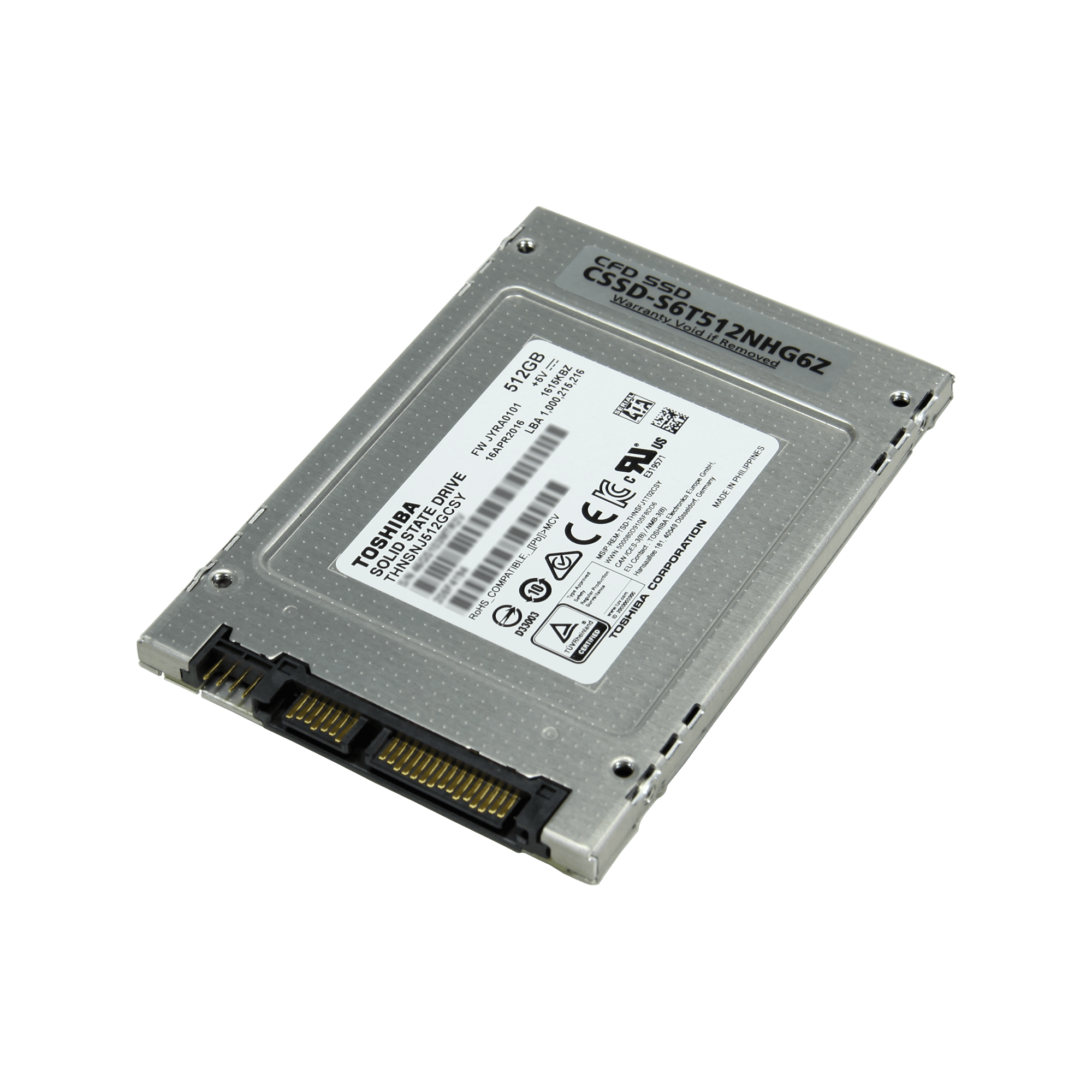 CSSD-S6T512NHG6Z | CFD Toshiba製SSD 採用 MLCモデル 512GB | CFD販売