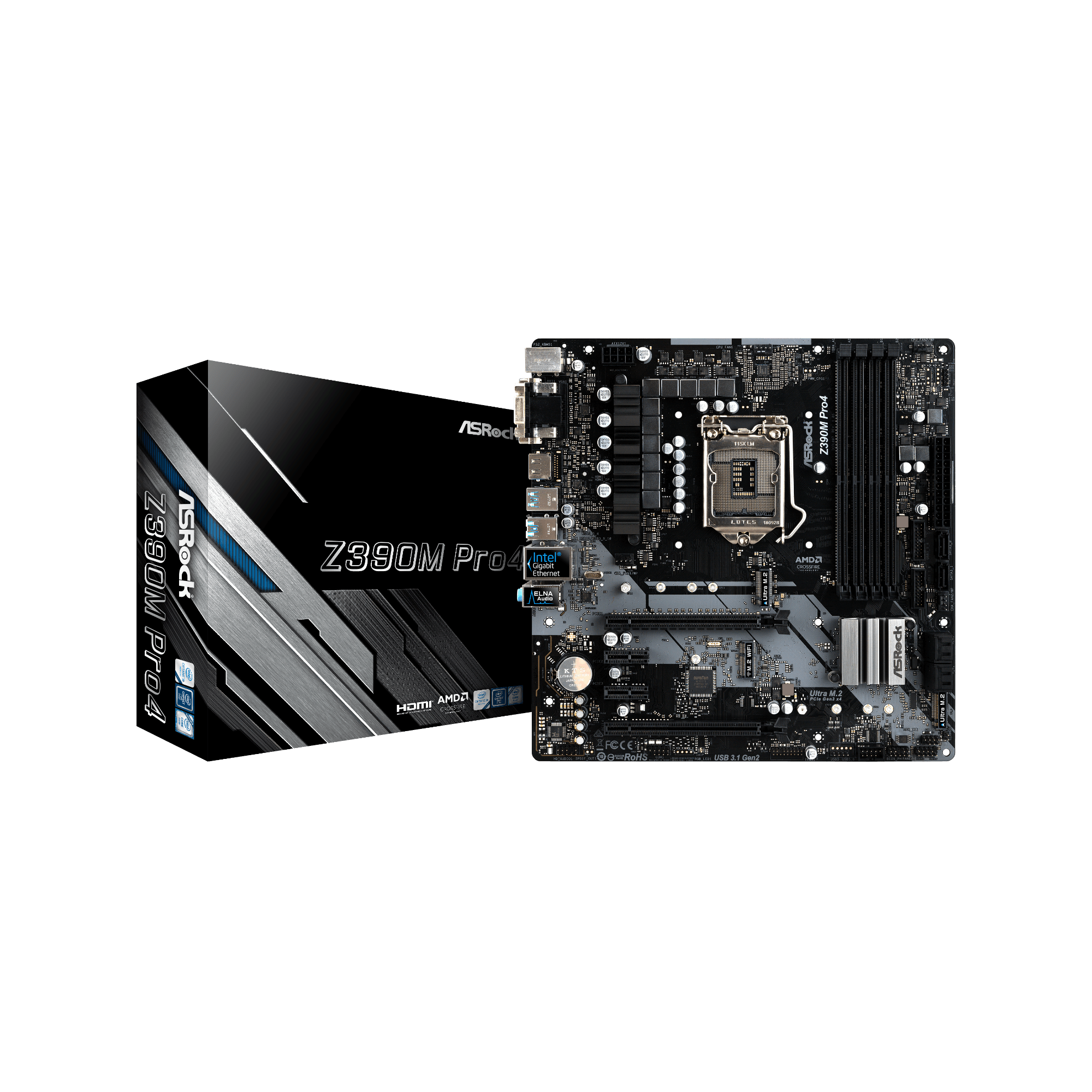 Z390M Pro4 | ASRock(アスロック) LGA1151 Intel Z390 Micro ATX