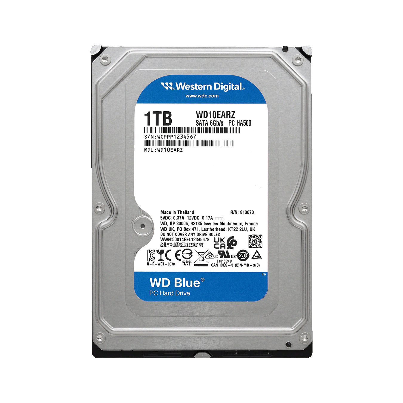 WD10EARZ | WD10EARZ | WesternDigital WD Blue SATA3 6Gbps(SATA6G