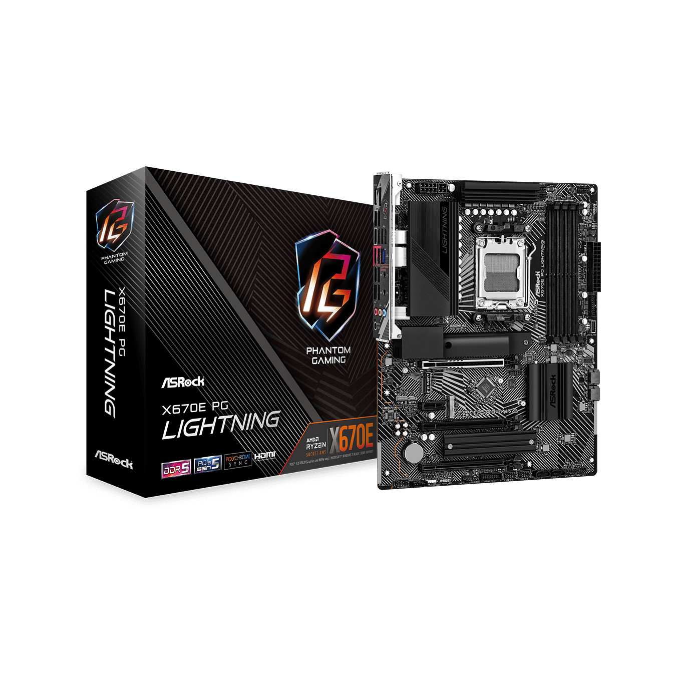 X670E PG Lightning | ASRock(アスロック) Socket AM5 AMD X670E ATX