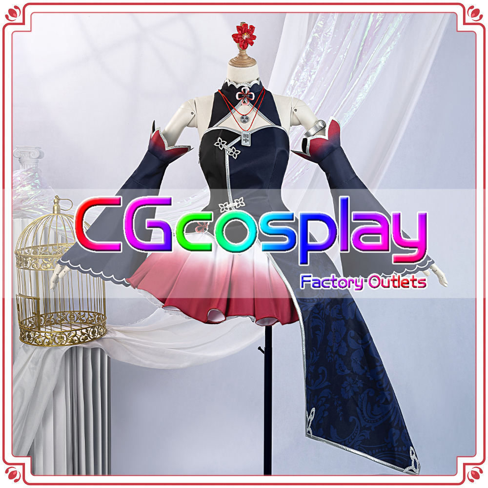 バーチャルYouTuber Vtuber HIMEHINA 「藍の華」ライブ衣装 コスプレ