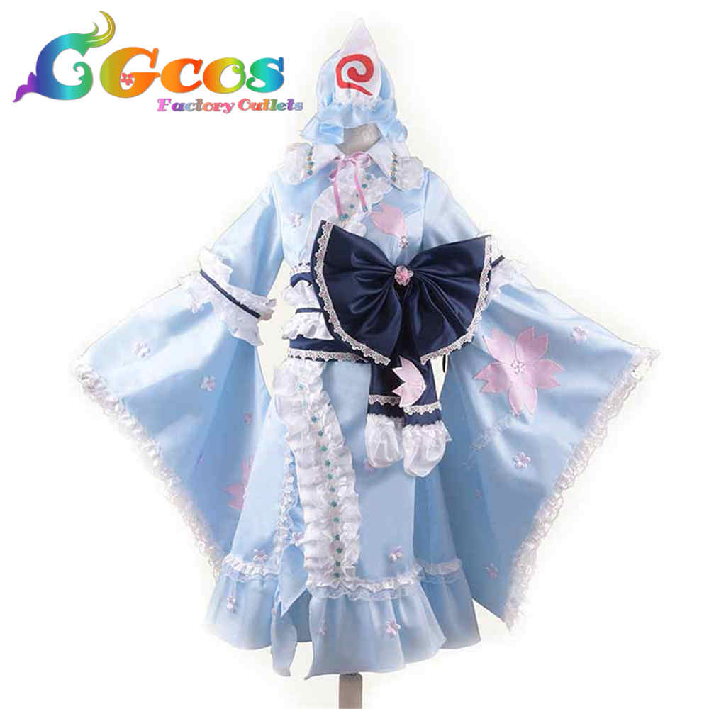 東方Project 西行寺幽々子 東方妖々夢 コスプレ衣装