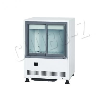 サンデン MUS-0608X|スライド扉・薄型・450mm以下|小型冷蔵ショー