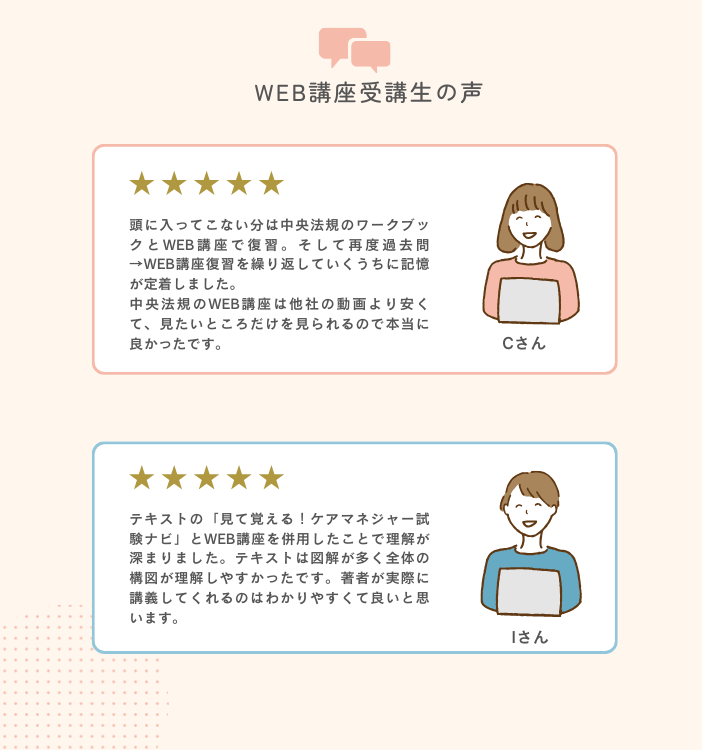 ケアマネジャー受験対策WEB講座2025は5月末にリリース！ | 中央法規出版