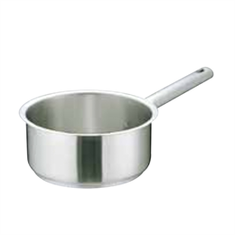 Murano(ムラノ)インダクション18-8 片手浅型鍋(蓋無)AKT-D3 16cm｜業務