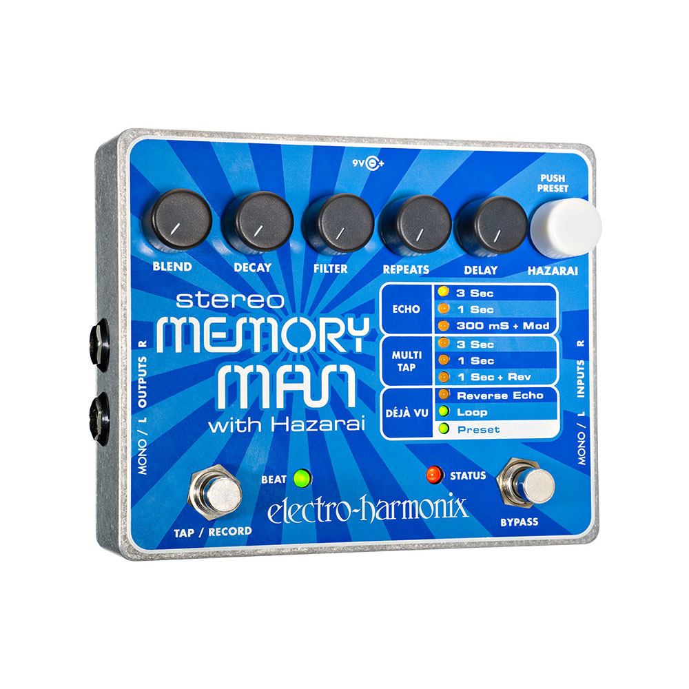 ELECTRO-HARMONIX Stereo Memory Man with Hazarai ディレイ ギター