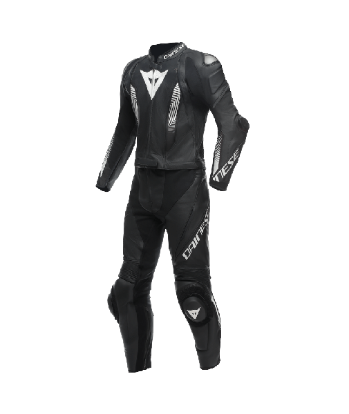 Buy the Dainese Laguna Seca 5 2PCS Leather Suit S/T Black/Black