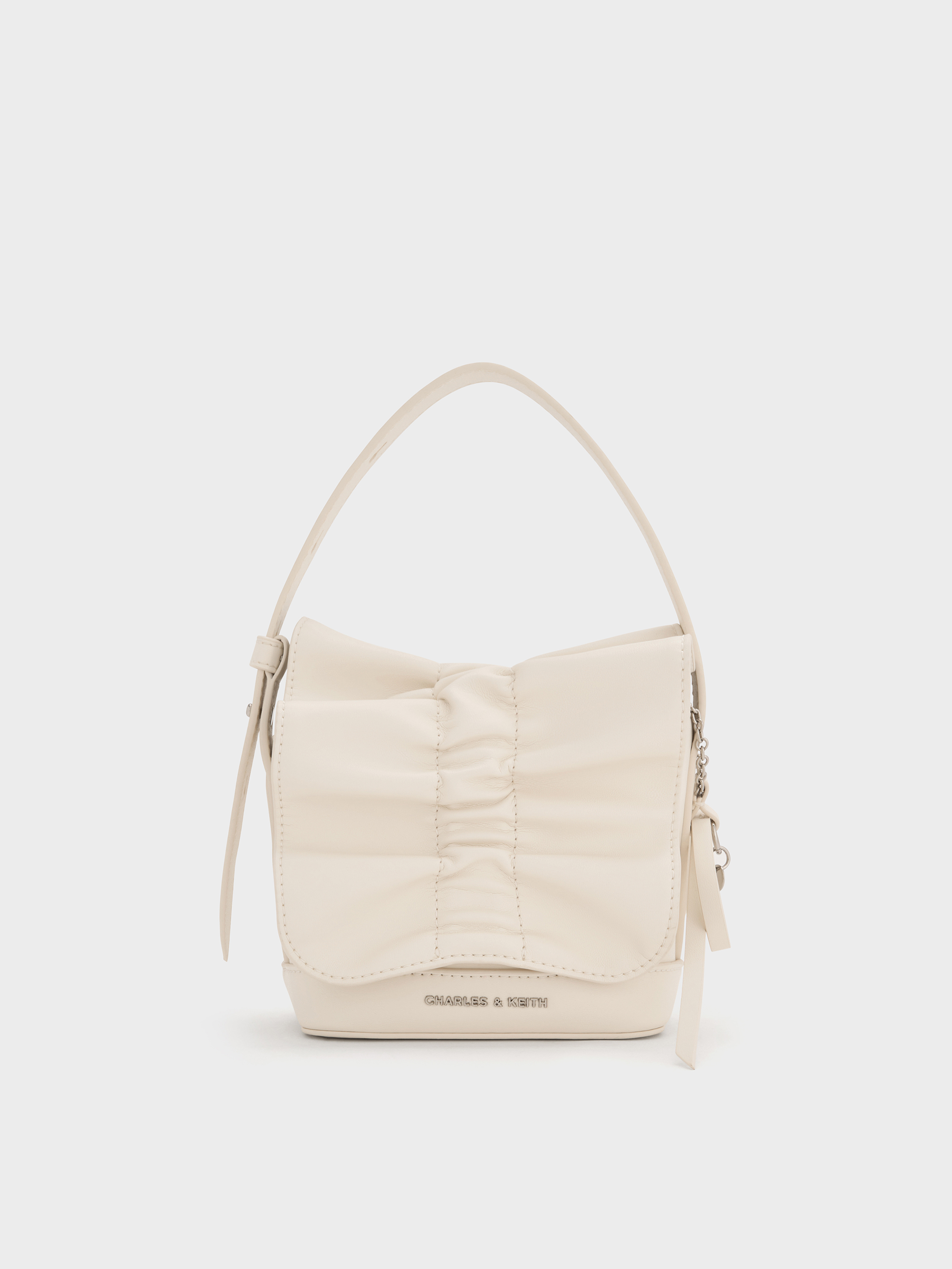 Kadee ケーディー ルーシュドミニバッグ - クリーム | CHARLES & KEITH