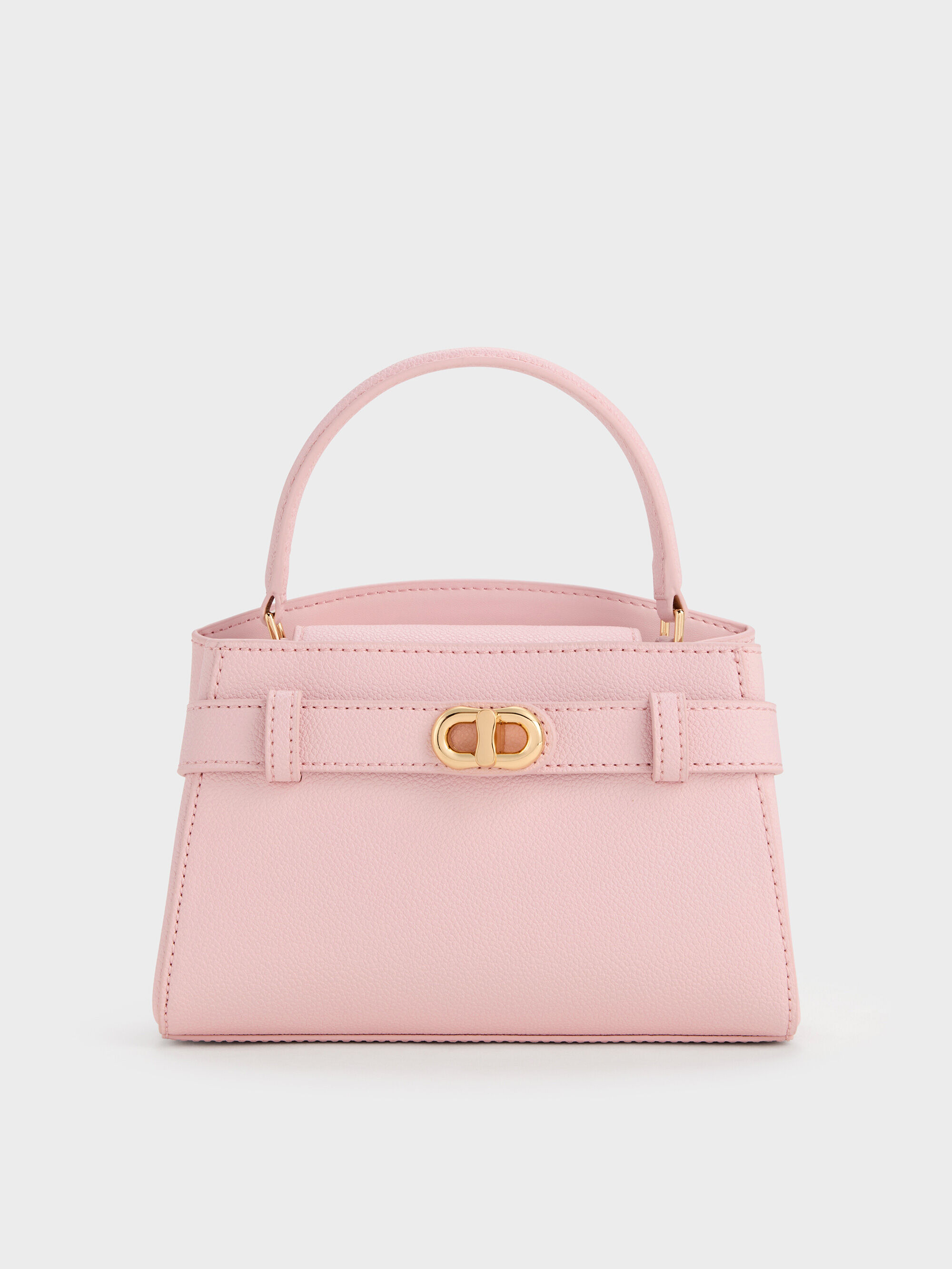 ハンドバッグ(レディース) - ピンク | CHARLES & KEITH (チャールズ