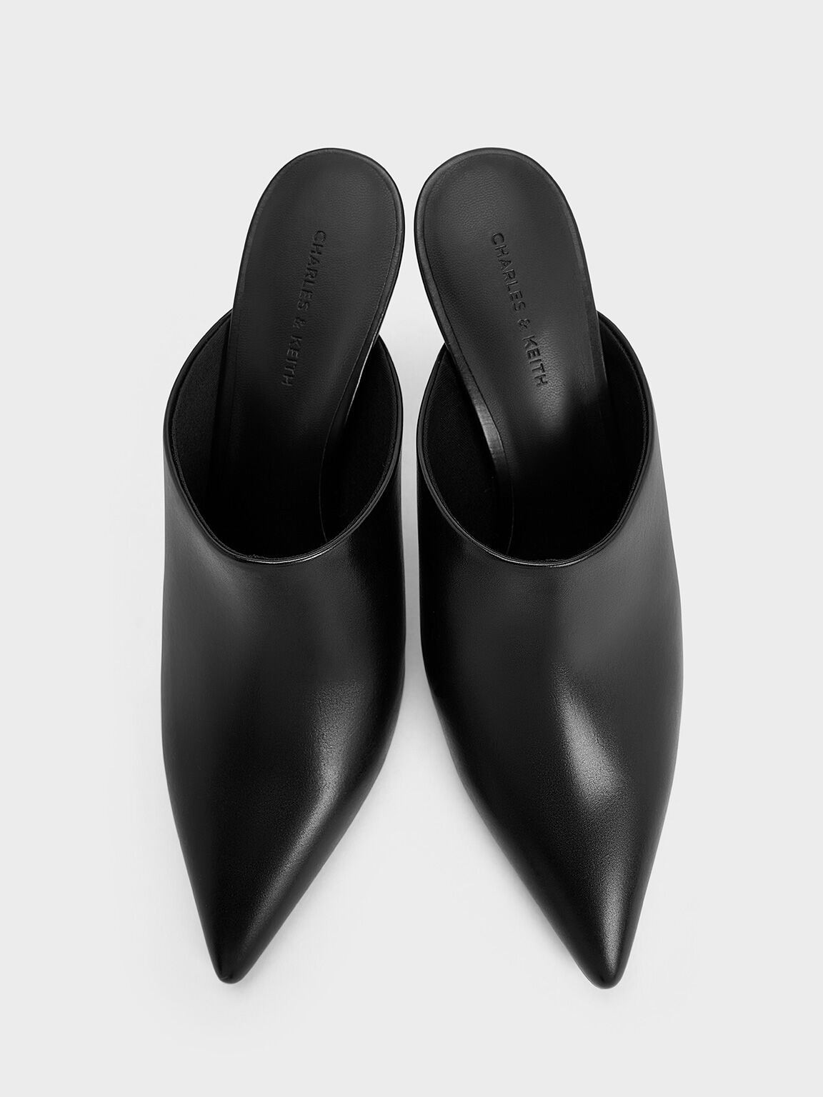 PRANK PROJECT】 ポインテッドトゥミュール ブラック PRANK PROJECT