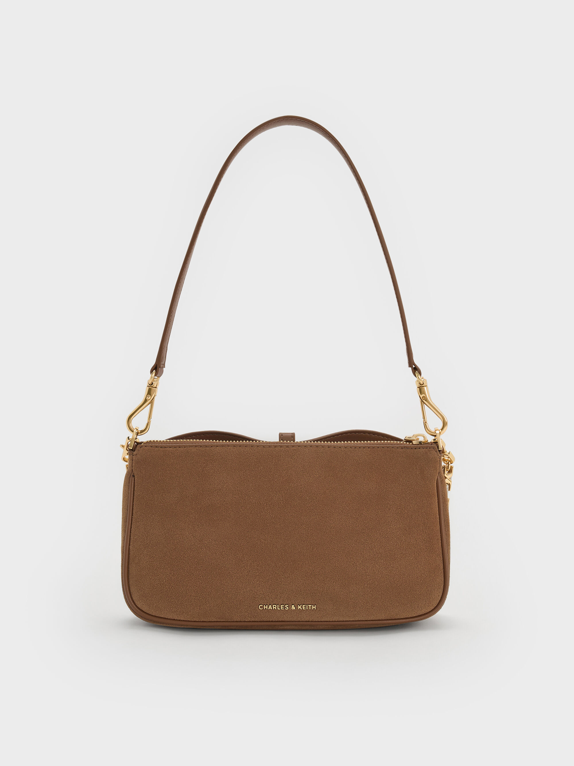 Adalyn アダリン リサイクルスエード チェーンハンドルショルダー