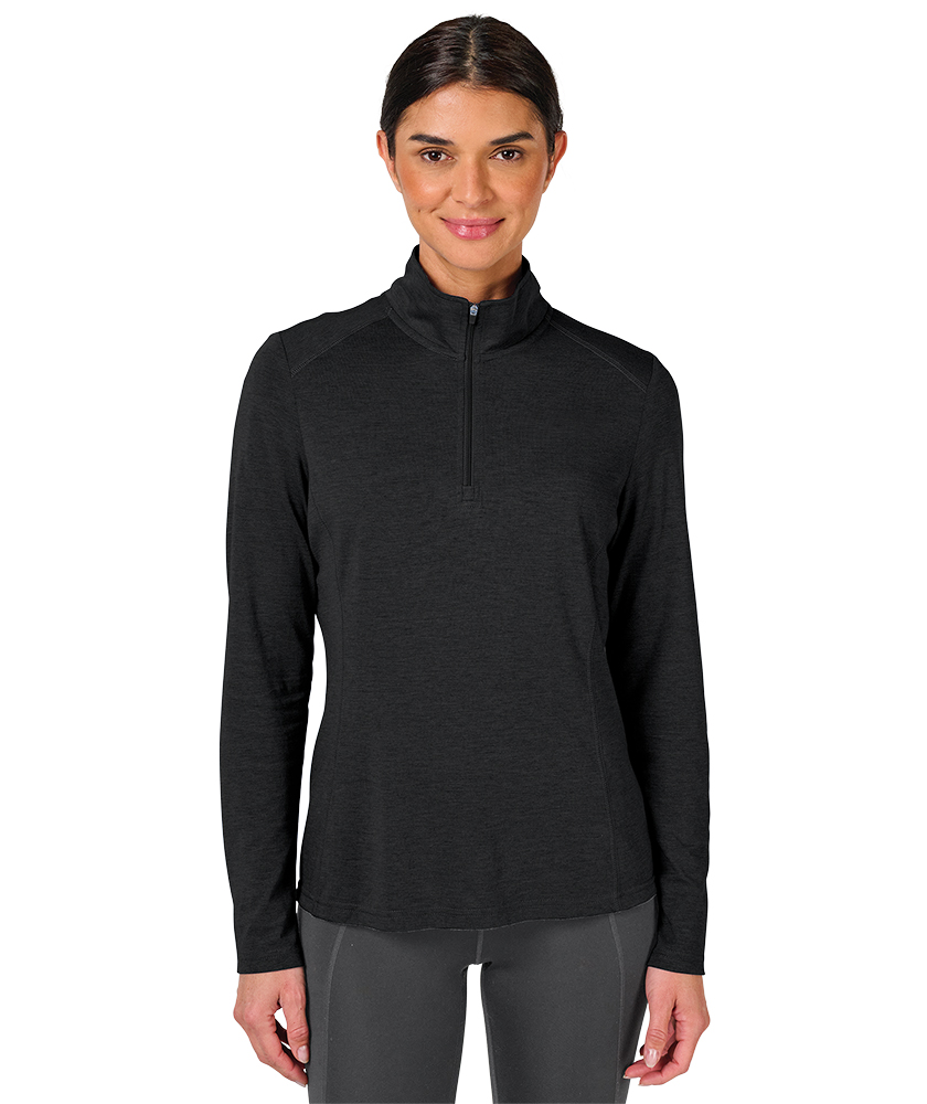 Women's Vista Tri-Blend Quarter Zip | Charles River Apparel