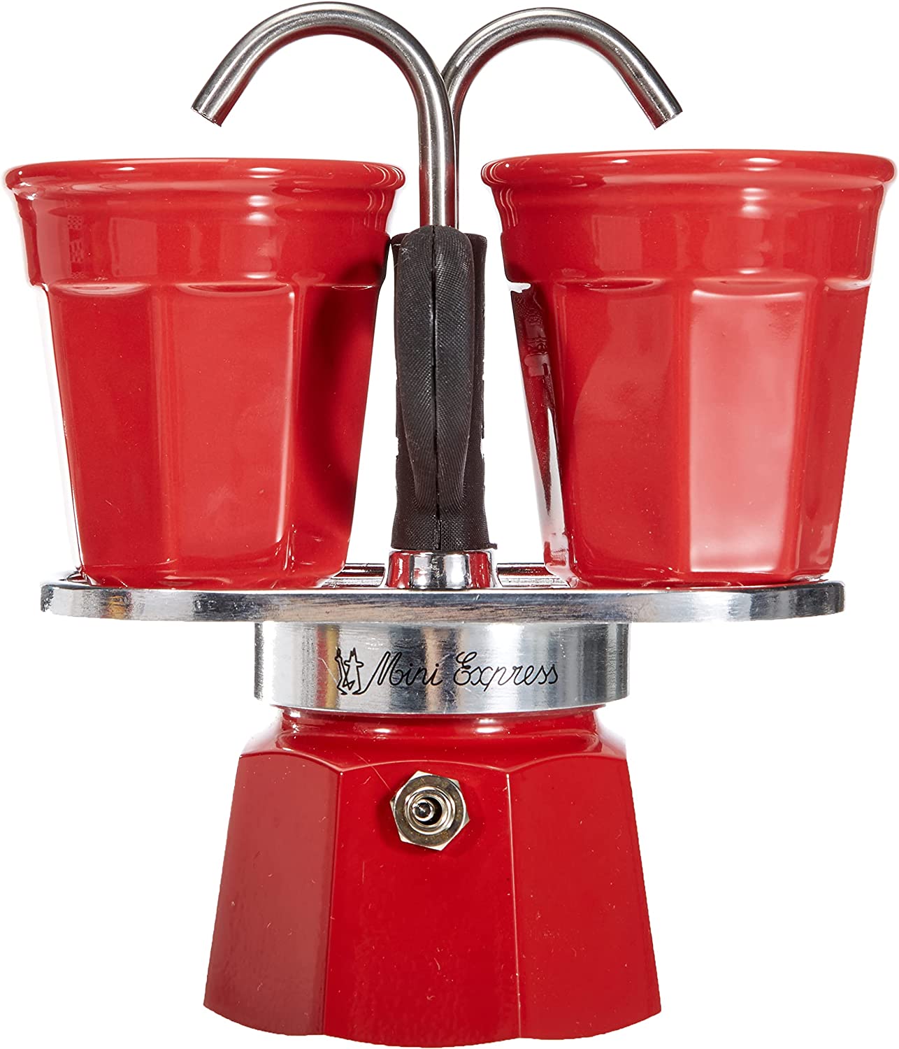 Bialetti Set Mini Express 2 Cups plus 2 Bicchierini - Red – Chef's