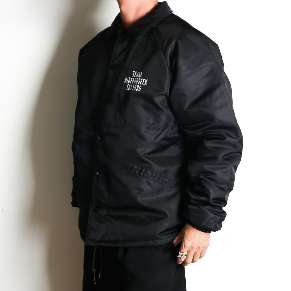 HideandSeek - Coaches Jacket (25aw) - BLK / コーチジャケット / HJ