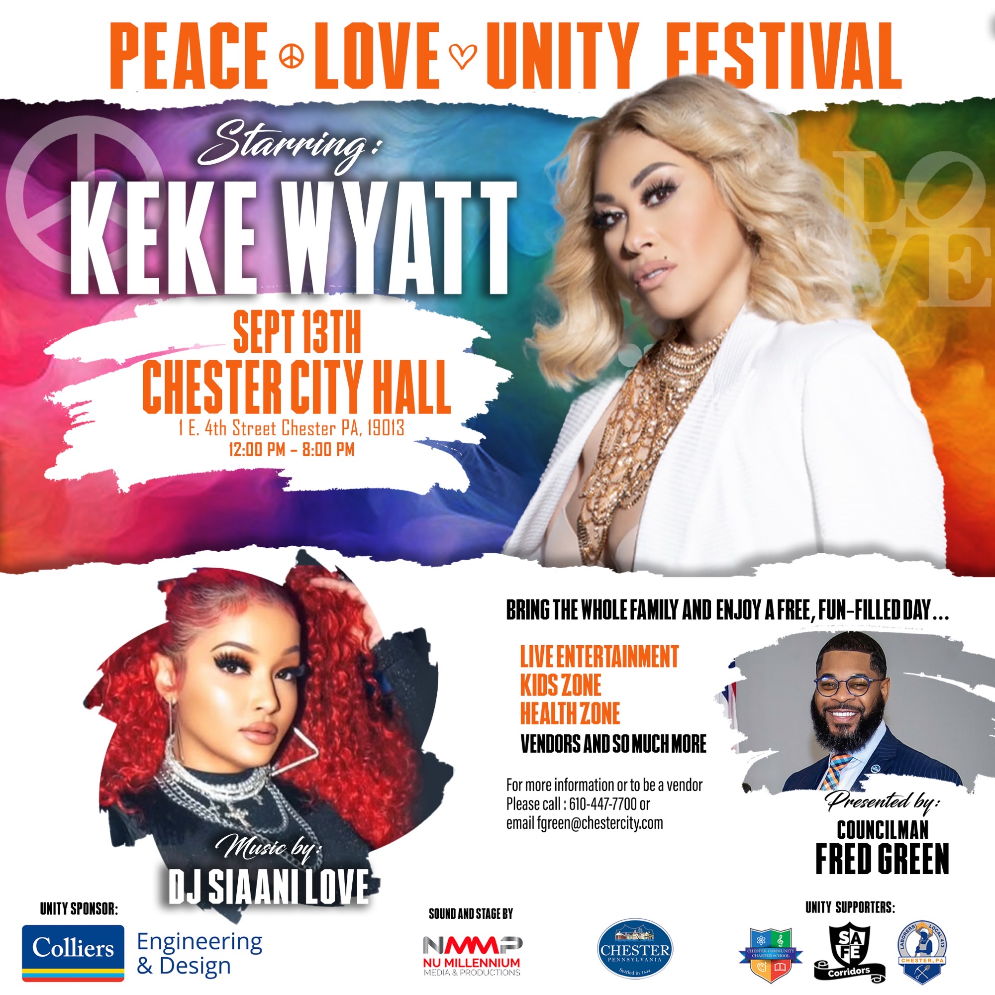 Peace, Love, & Unity Festival | City of Chester, PA