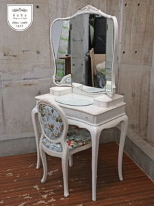 松永工房】IDC大塚家具 カンティーニュ ルーシィー ドレッサー&チェア