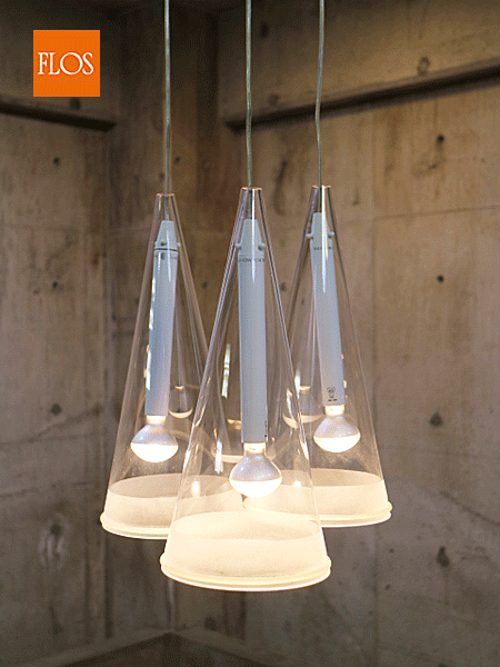 FLOS】フロス FUCSIA-3 フクシア 3灯 ペンダントライト ランプ 照明