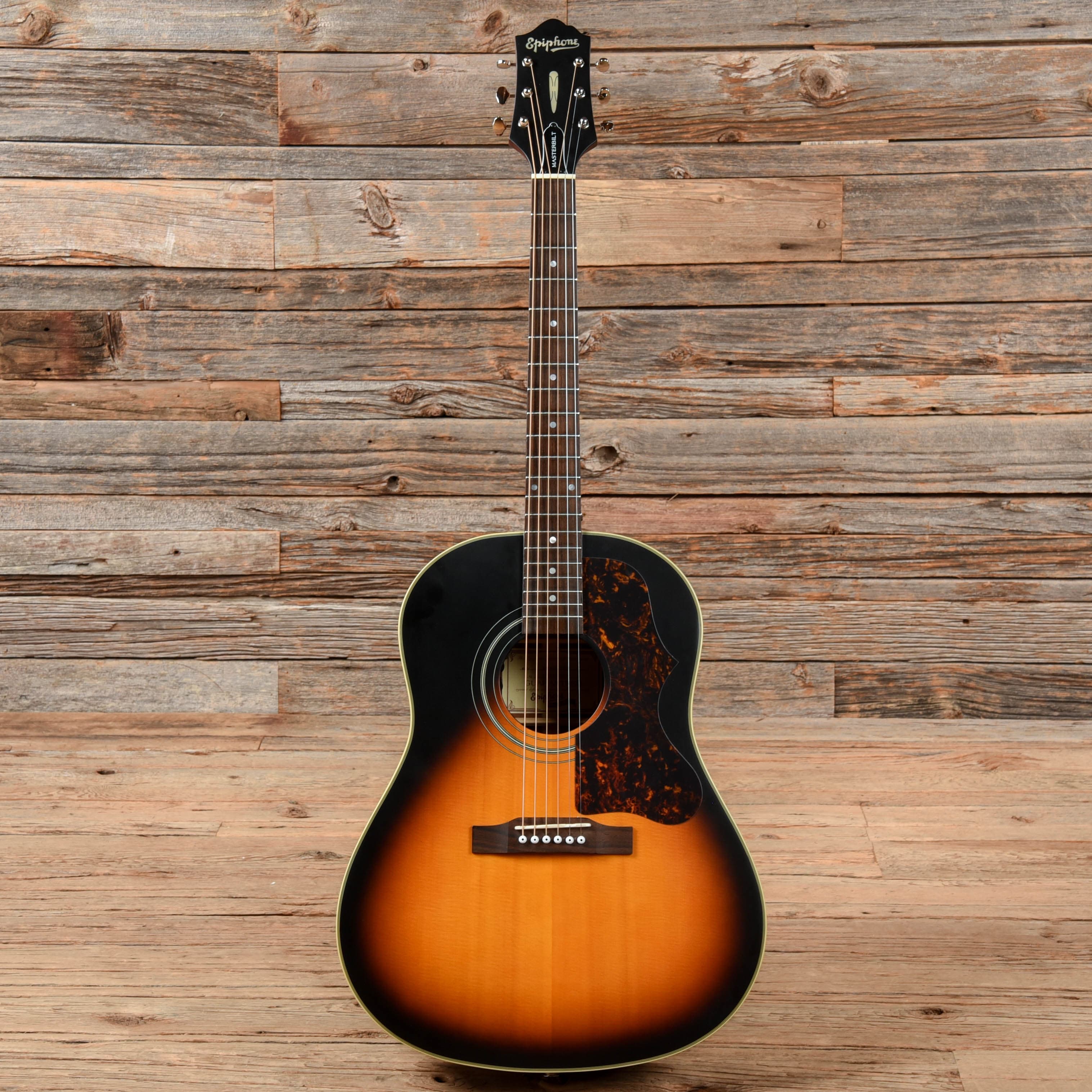 Epiphone Masterbilt AJ-45ME Dreadnought Sunburst – Chicago Music