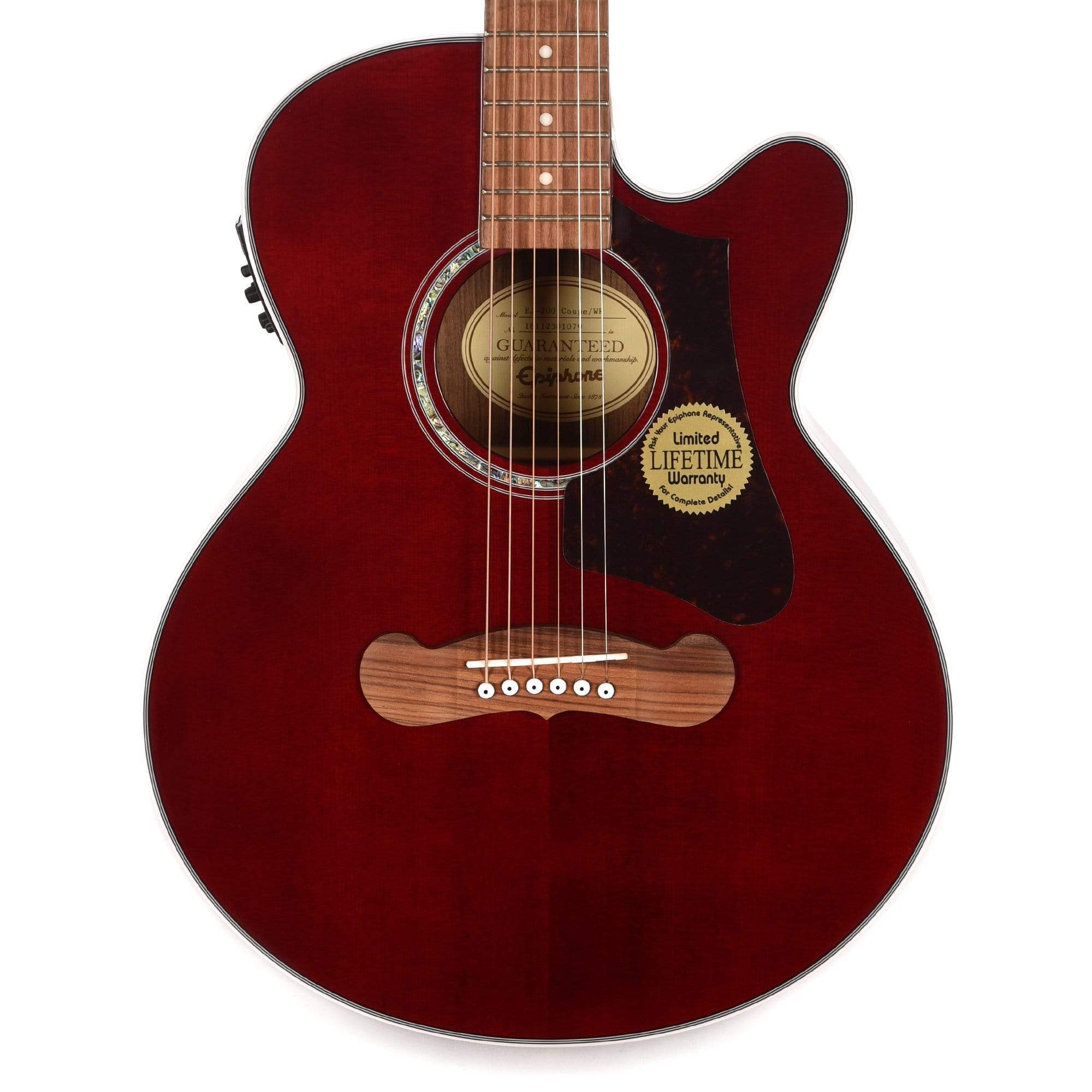 Epiphone EJ-200 Coupe Parlor Wine Red – Chicago Music Exchange