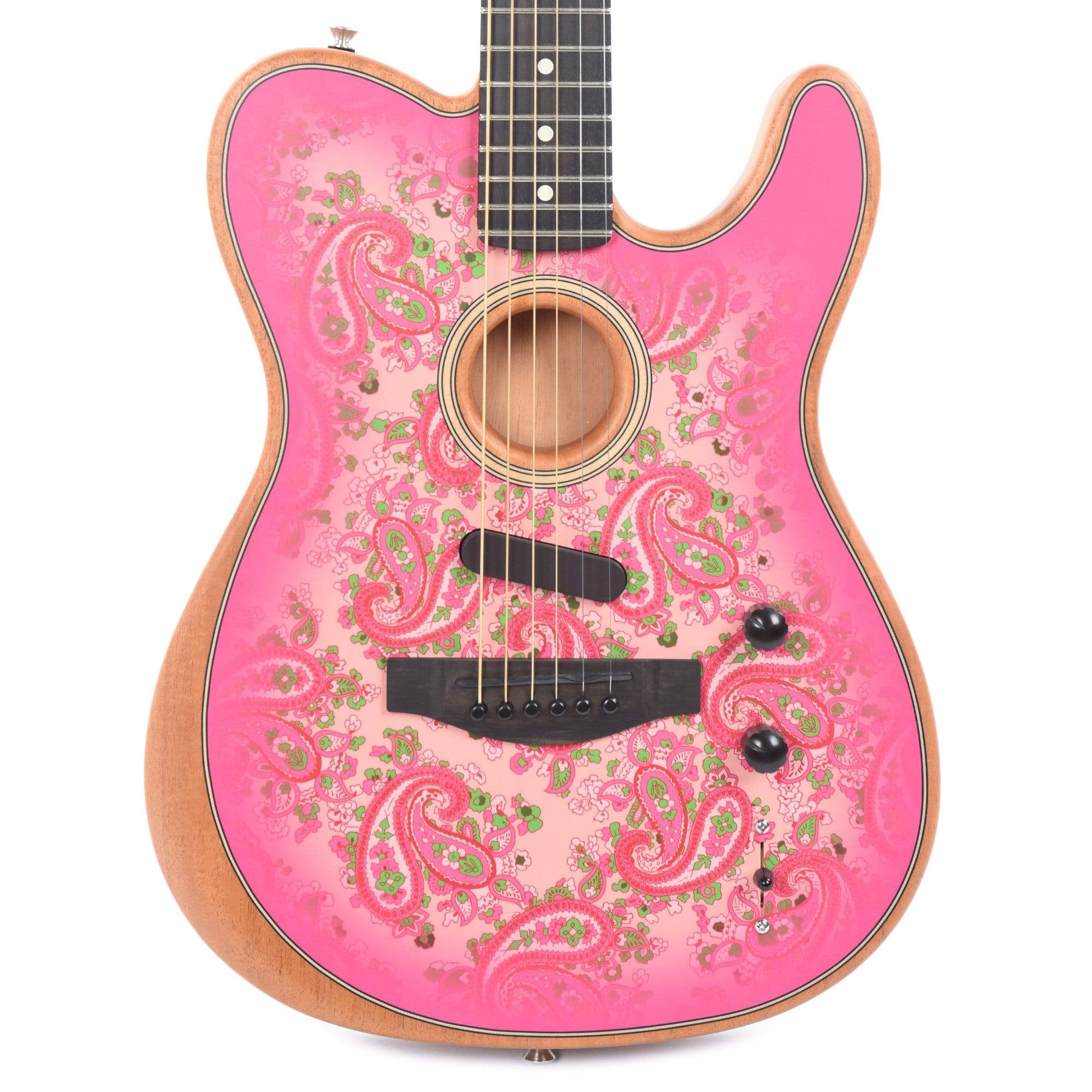 Fender Limited Edition Acoustasonic Telecaster Pink Paisley