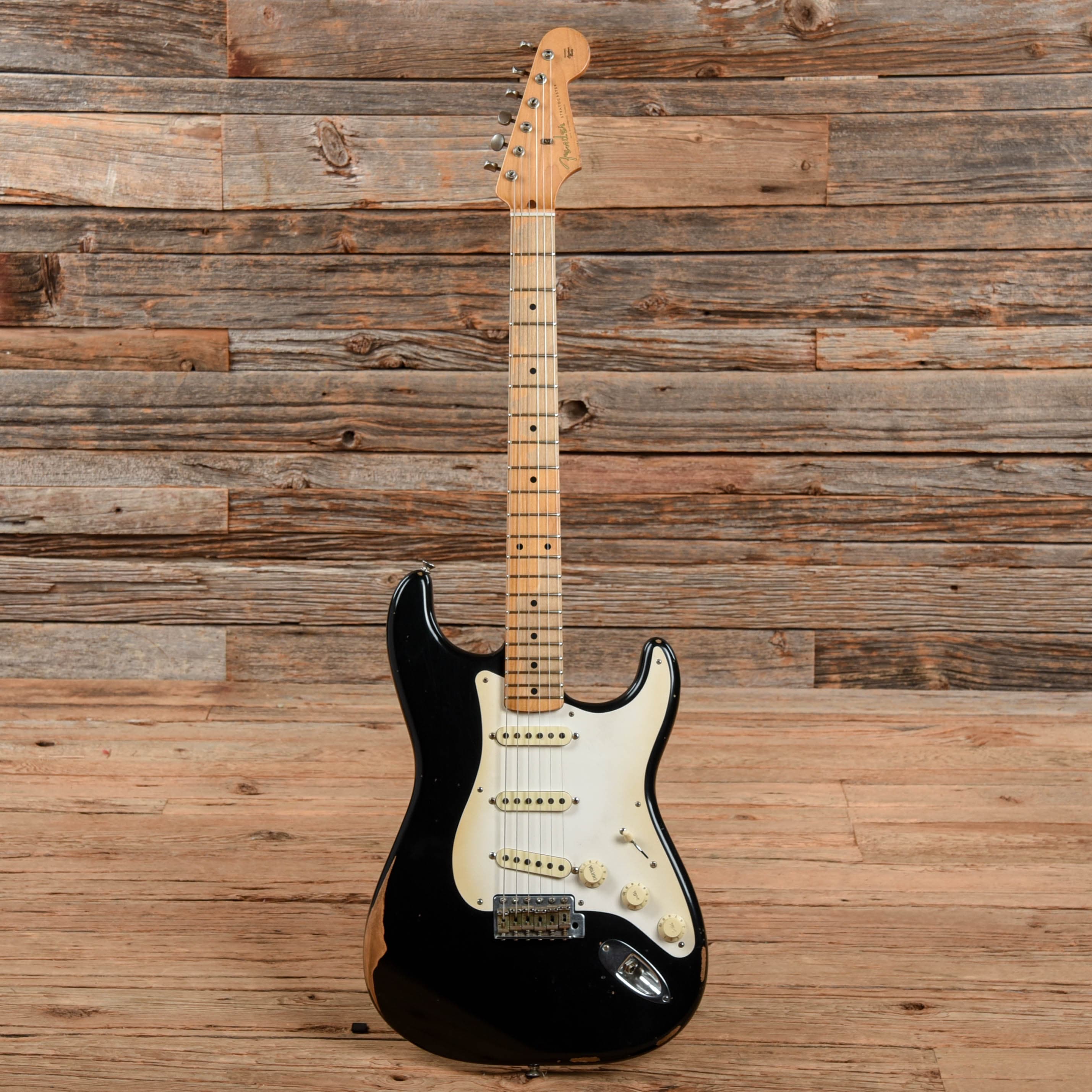 Fender Road Worn 50's Stratocaster Black 2011 – Chicago Music Exchange