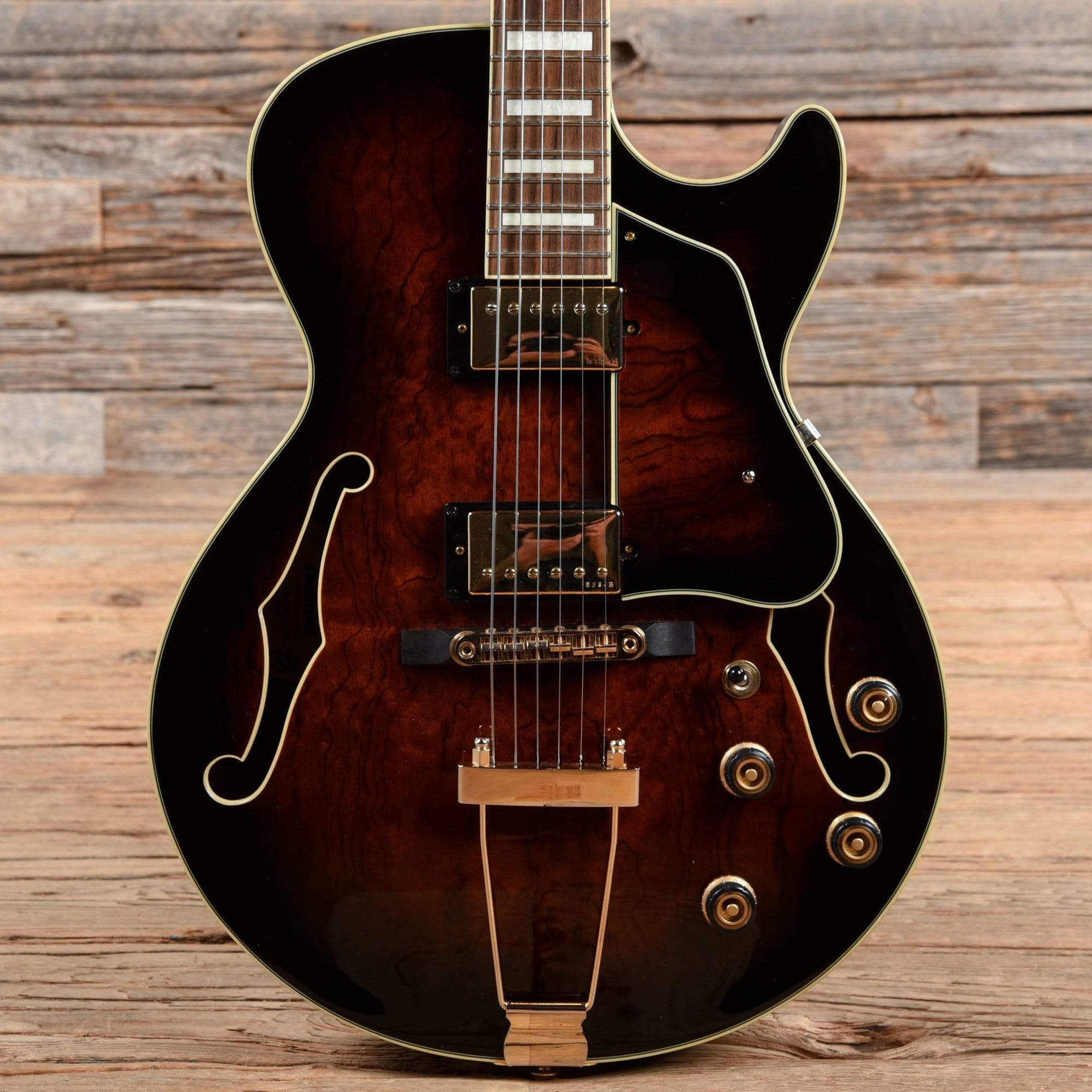 Ibanez AG95-DBS Artcore Expressionist Series Bubinga Hollowbody