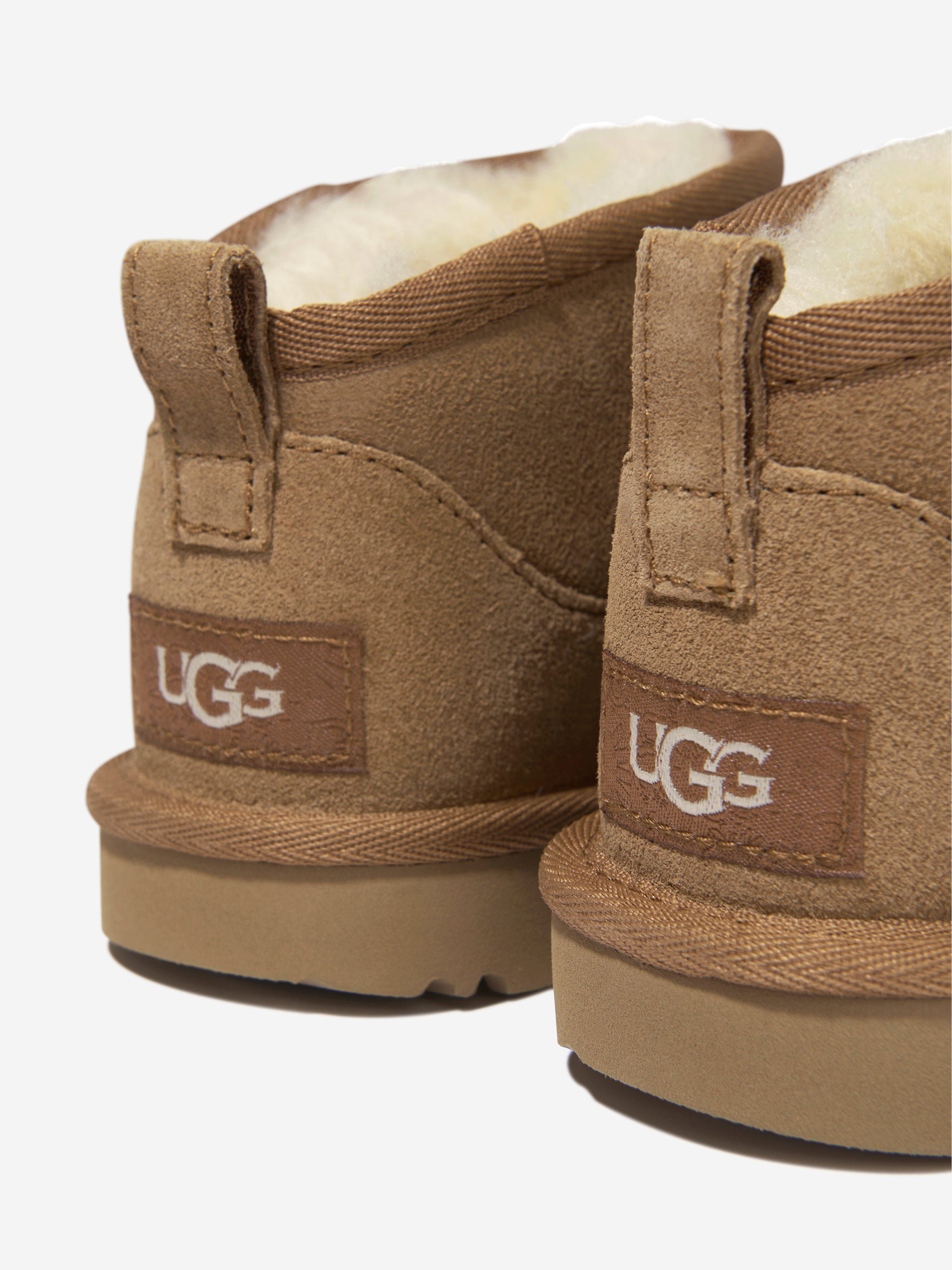 UGG Kids Classic Ultra Mini Boots in Chestnut | Childsplay Clothing
