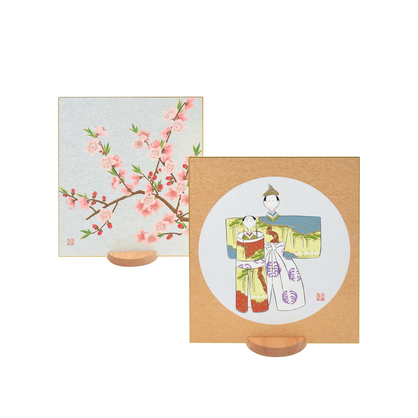 節句の色紙 - 上巳の節句（雛祭り） - 千總 (日本語)