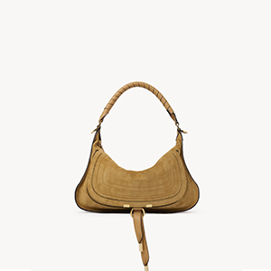 天然繊維を使用したWoodyラージバスケットバッグ 黒 - Chloé