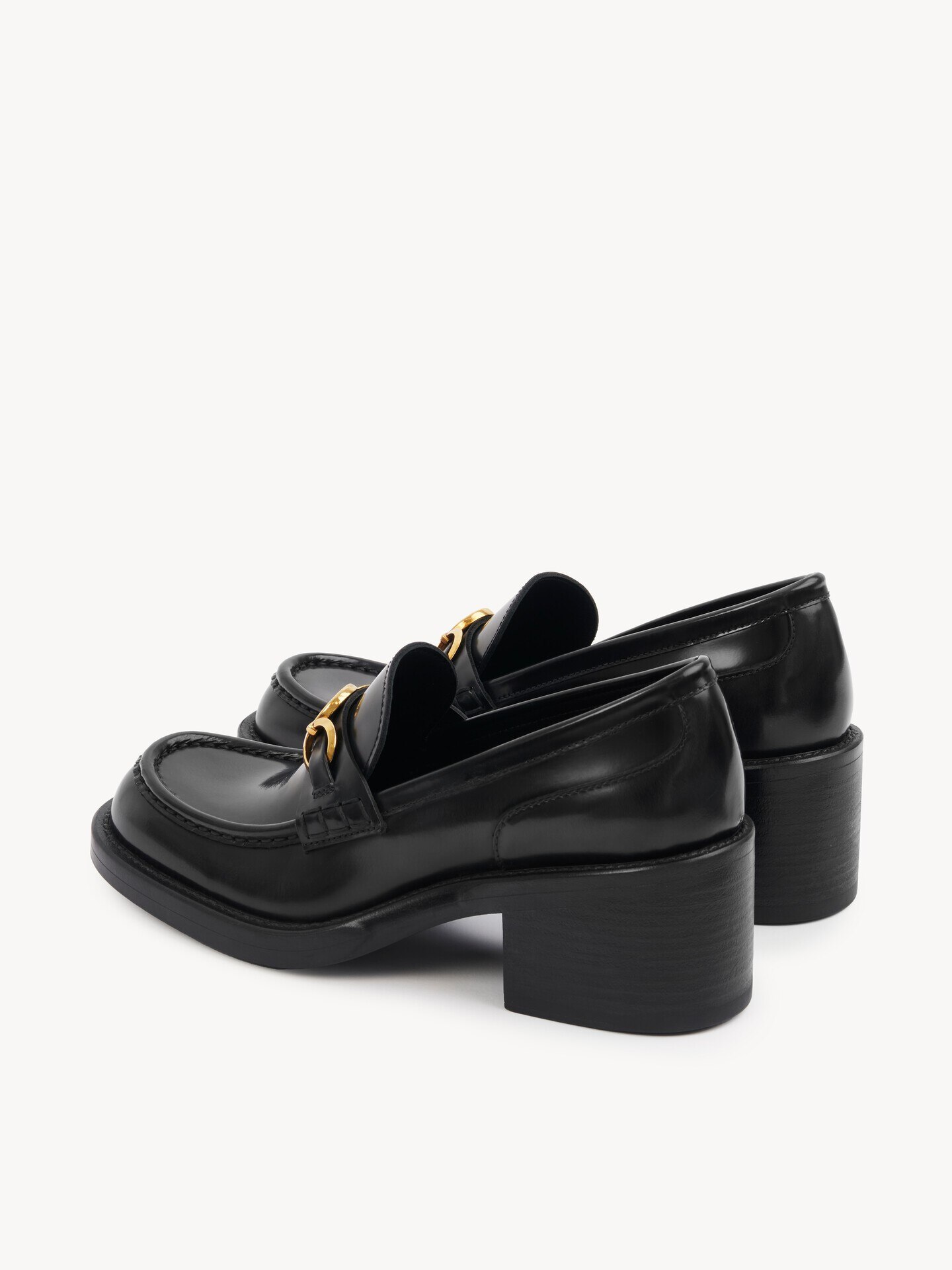 Dakota heeled loafer Black - Chloé