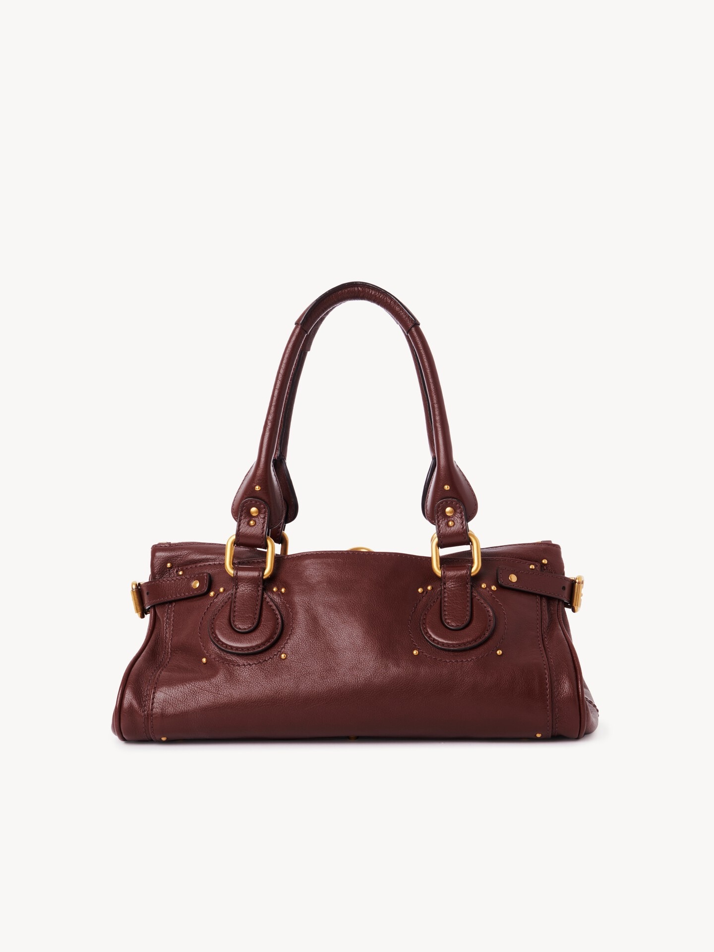 Paddington bag in grained leather Brown - Chloé