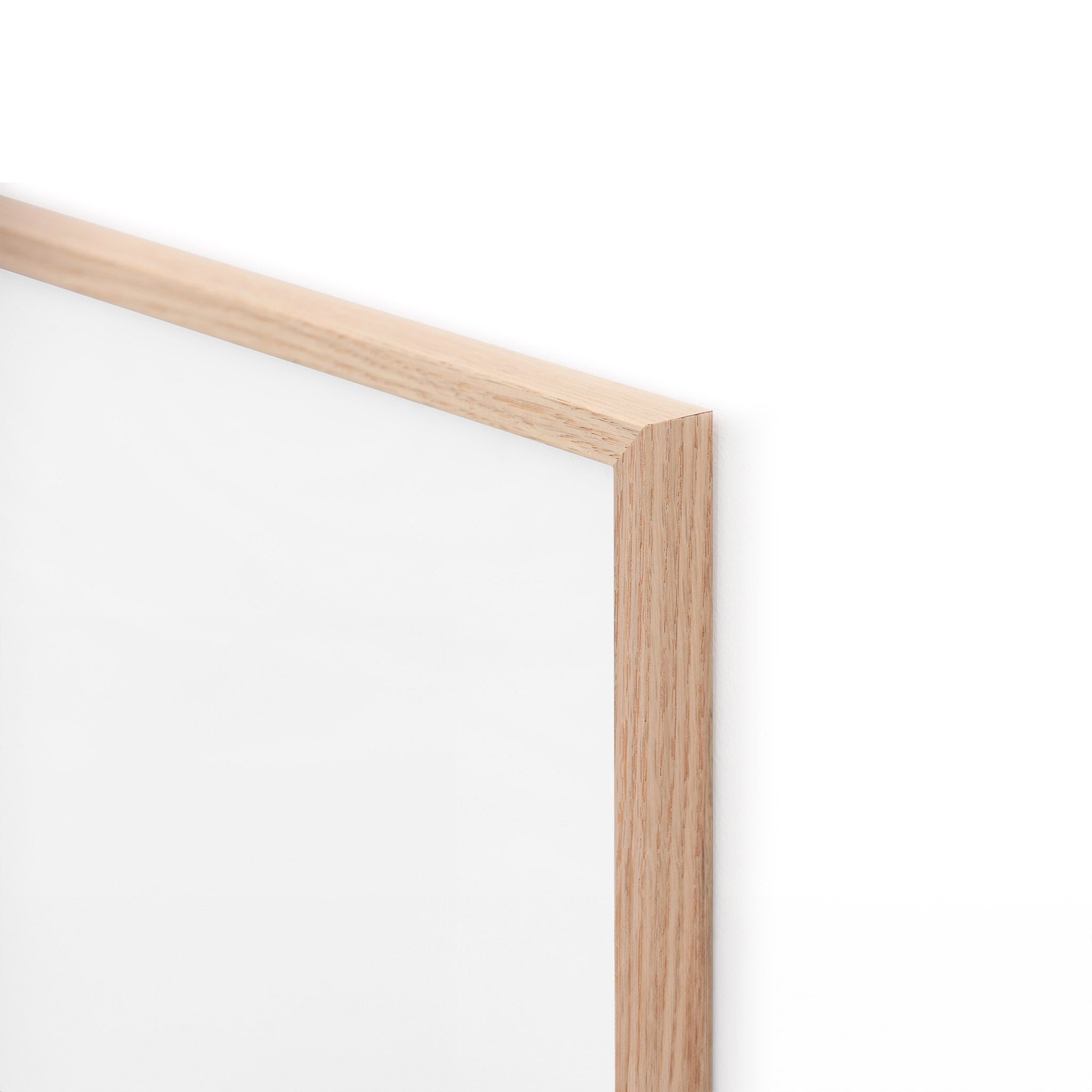 木製ポスターフレーム 50×50cm オーク材 無垢材 枠の幅が細いタイプ