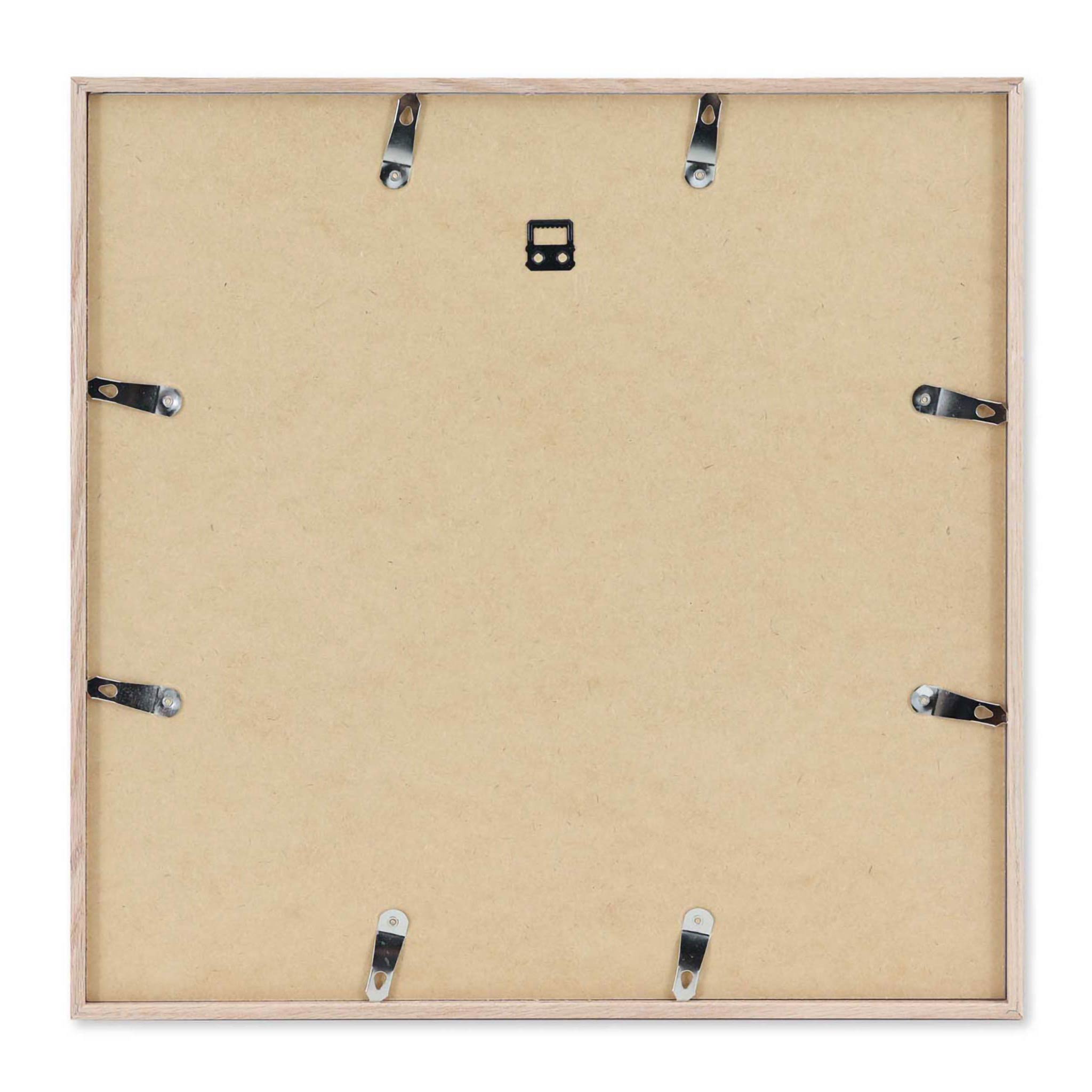 木製ポスターフレーム 50×50cm オーク材 無垢材 枠の幅が細いタイプ