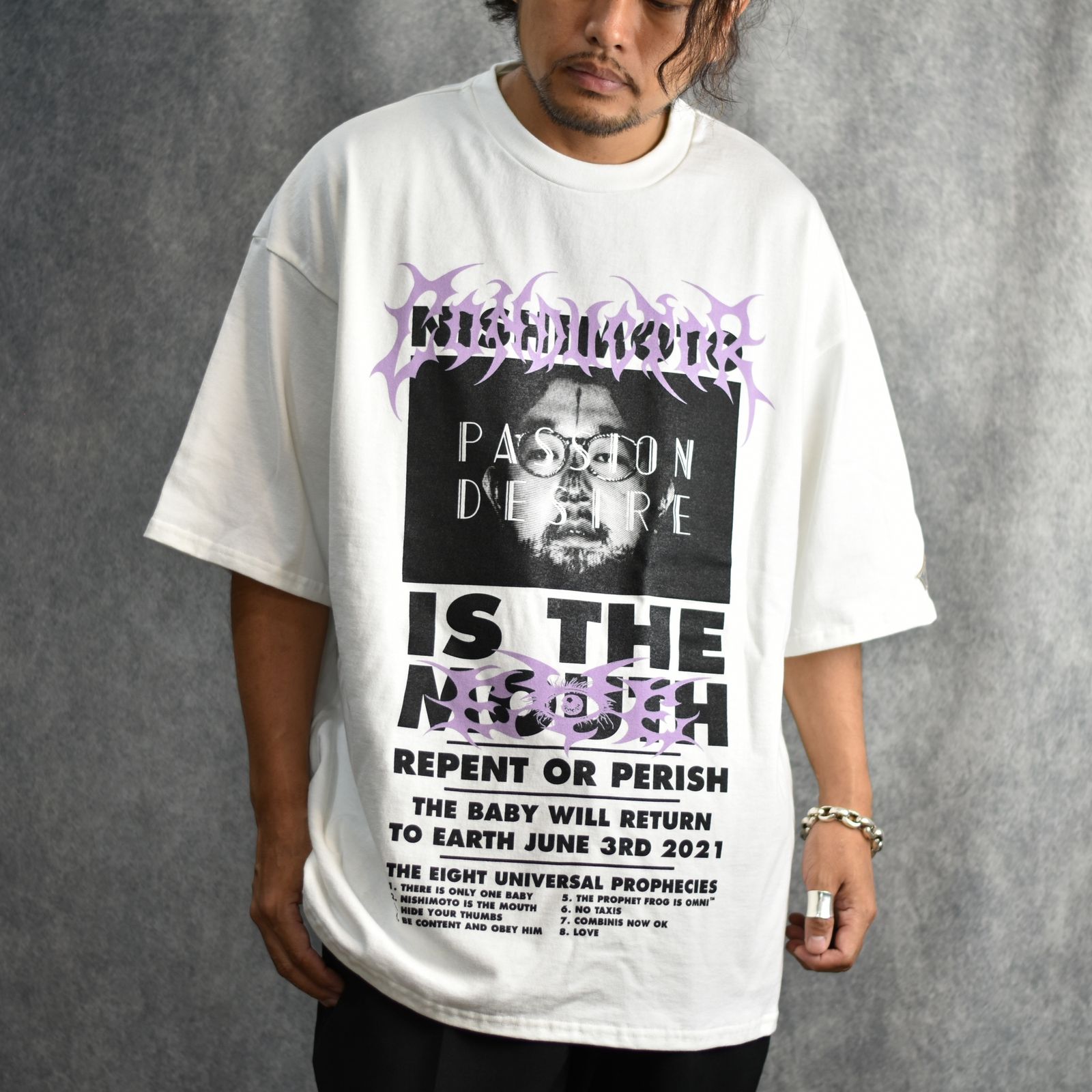 el conductorH - xNISHIMOTO IS THE MOUTH COTTON CLASSIC T-SHIRT