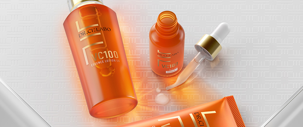 高浸透ビタミンC配合のVC100ラインに注目！｜ドクターシーラボ（DR.CI