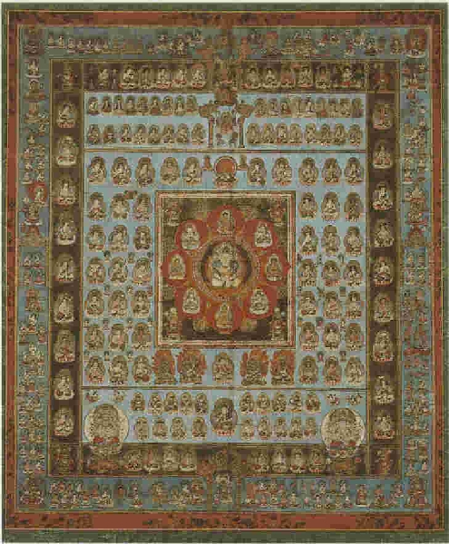 絹本著色両界曼荼羅図 - 砺波市役所