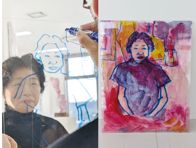 ワークショップ ワークショップ「アクリル板で肖像画を描こう」｜FAS