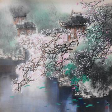 王子江（水墨画） | 千葉県茂原市の公式サイトへようこそ！