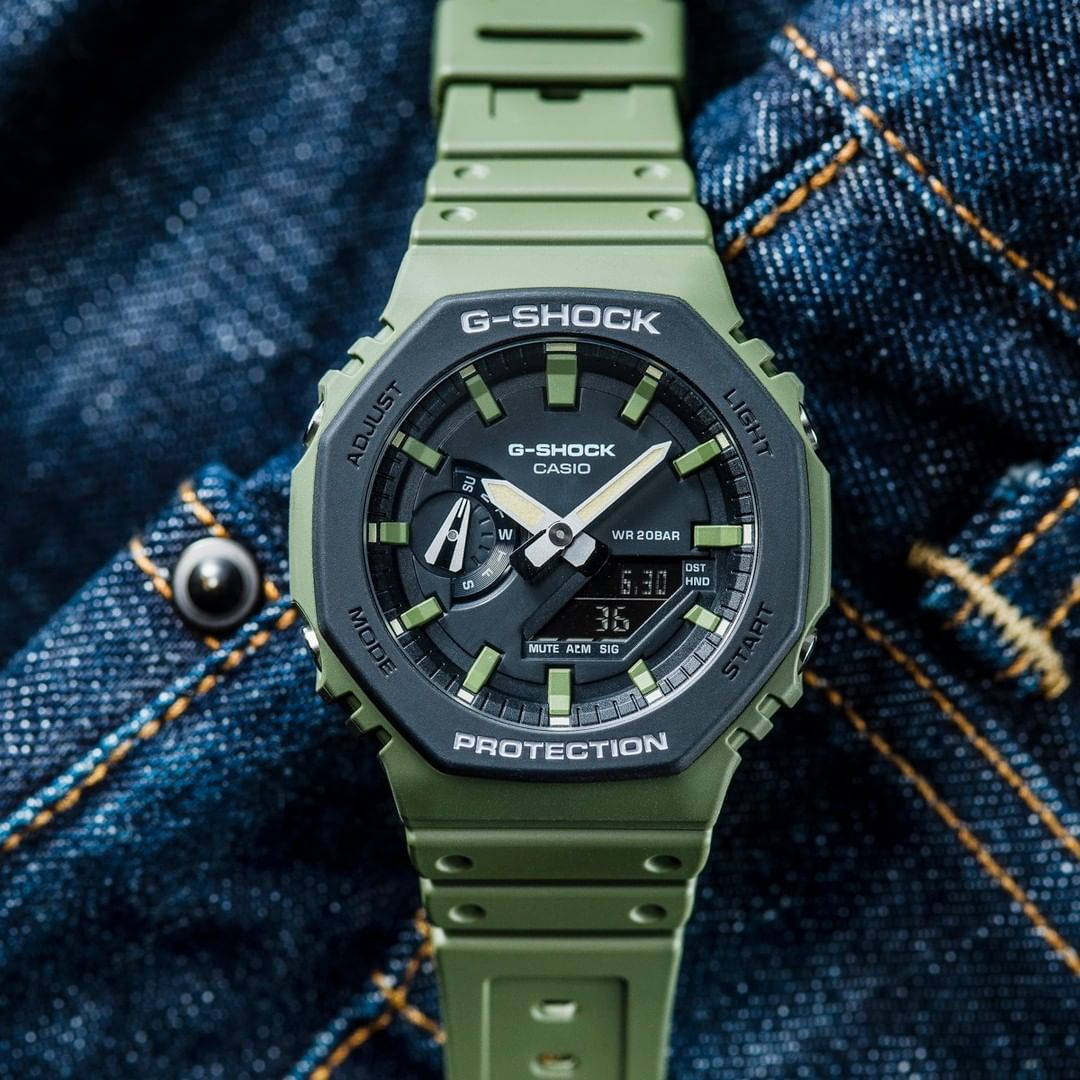 Casio G-Shock GA-2110SU-3ADR Green | City Chain – City Chain Singapore