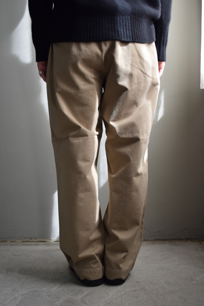 CIOTA (シオタ) Weapon Chino Cloth Pants - 43khaki- Stone Wash [Beige]