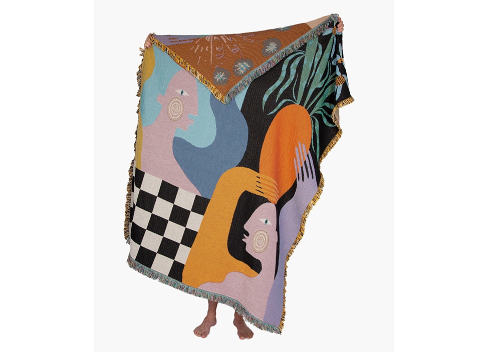 Slowdown Studio / スローダウンスタジオ】ブランケット MORETTI THROW